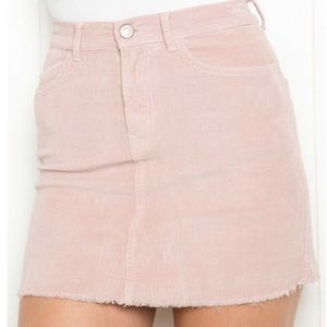 Corduroy skirt